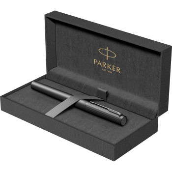 Ручка перьевая Parker Ingenuity Core, Lacquer Black BT (Перо F)