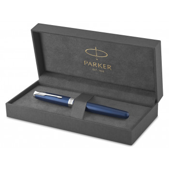 Ручка перьевая Parker Sonnet Core F539, Lacquer Blue CT (Перо F)